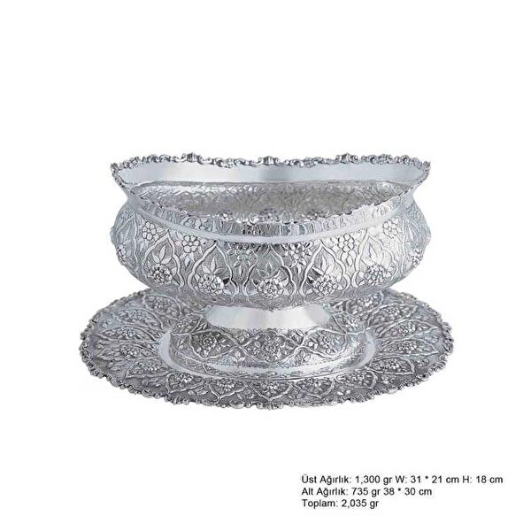 ANATOLİA GÜMÜŞ SAAT Dekoratif Tabak ve Kase