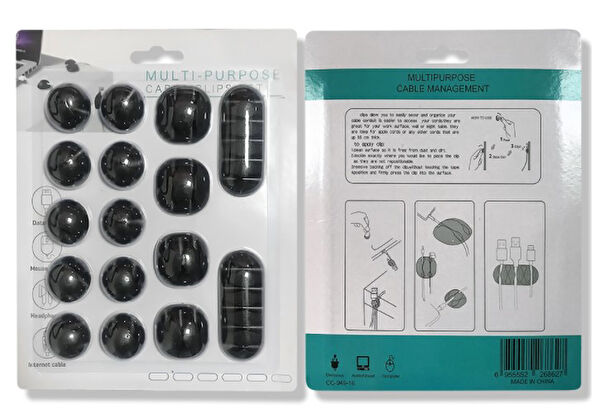 Hediye Bahçesi Kablo Toplayıcı, Kablo Klips