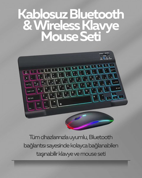 Eco Lounge Klavye Mouse Seti