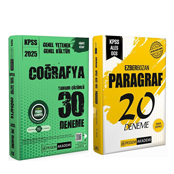 Pegem Yayınevi Sınav Hazırlık