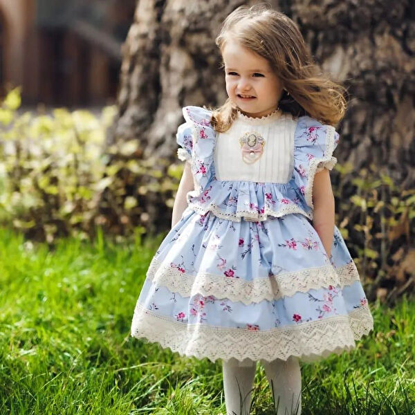 Hly Karol Tasarım Kız Çocuk Elbise