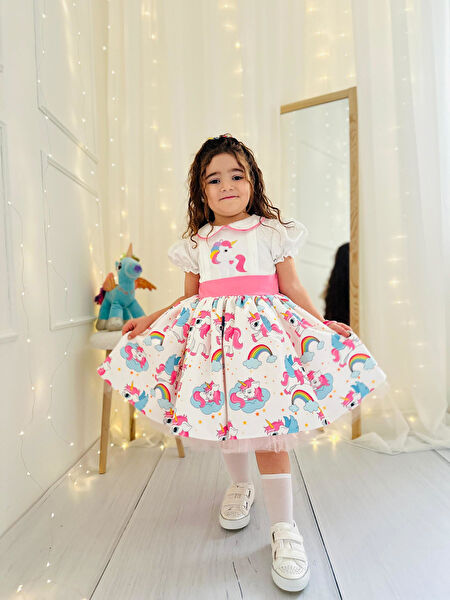 Hly Karol Tasarım Kız Çocuk Elbise