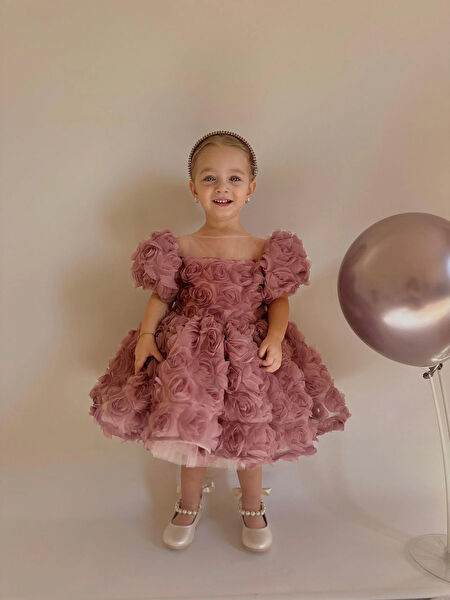 Hly Karol Tasarım Kız Çocuk Elbise