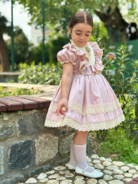 Hly Karol Tasarım Kız Çocuk Elbise