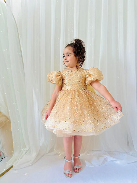 Hly Karol Tasarım Kız Çocuk Elbise