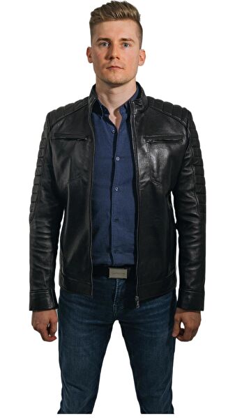 HİLDA DERİ Erkek Mont, Kaban