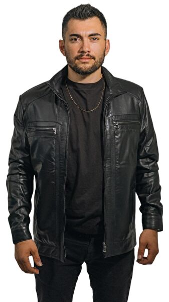 HİLDA DERİ Erkek Mont, Kaban