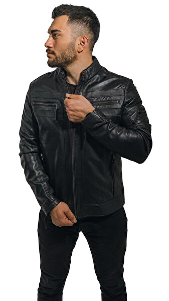 HİLDA DERİ Erkek Mont, Kaban