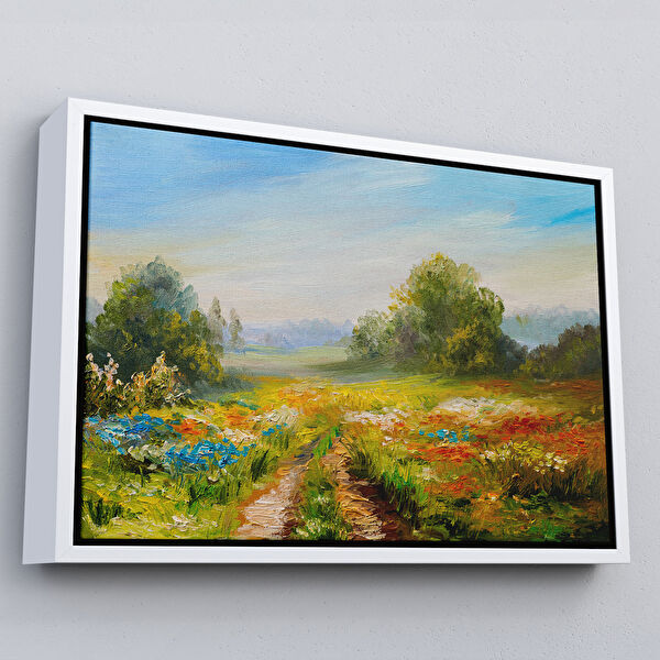 Harita Sepeti Kanvas Tablo