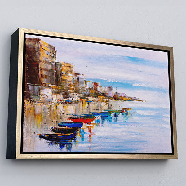 Harita Sepeti Kanvas Tablo