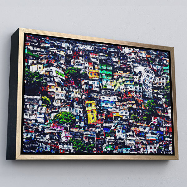 Harita Sepeti Kanvas Tablo