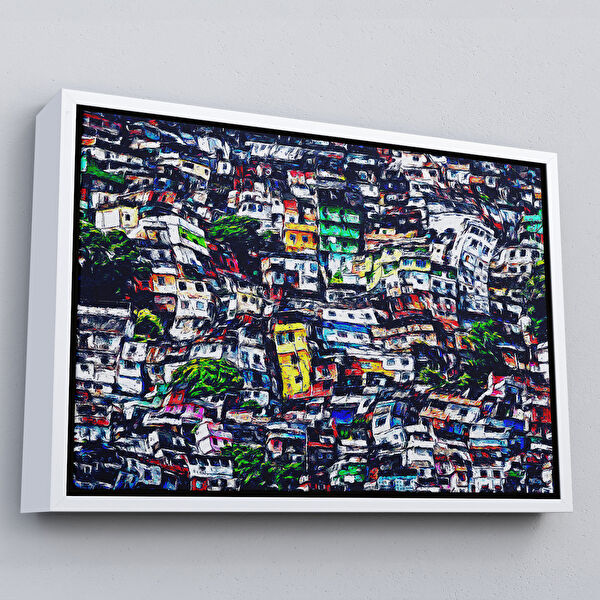 Harita Sepeti Kanvas Tablo