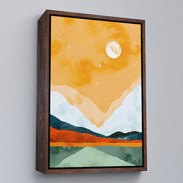 Harita Sepeti Kanvas Tablo