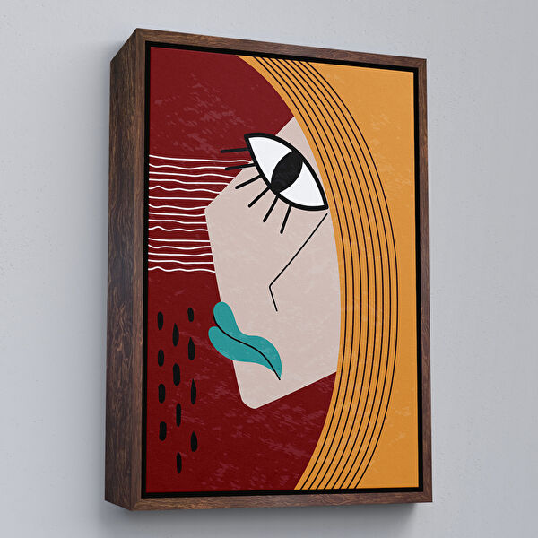 Harita Sepeti Kanvas Tablo