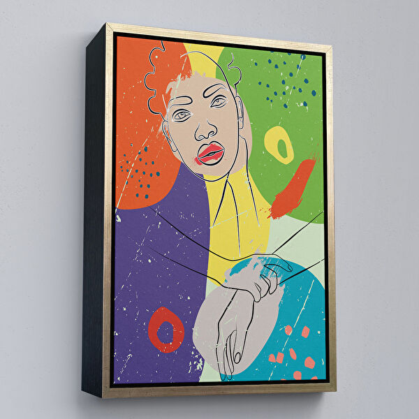 Harita Sepeti Kanvas Tablo