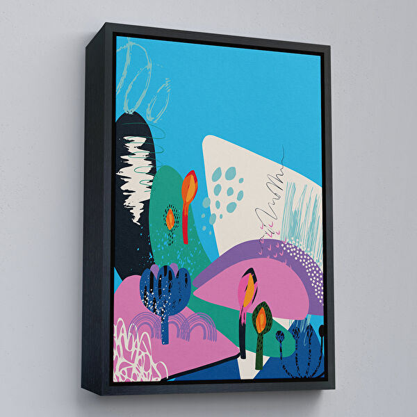 Harita Sepeti Kanvas Tablo