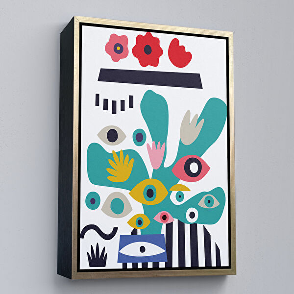 Harita Sepeti Kanvas Tablo