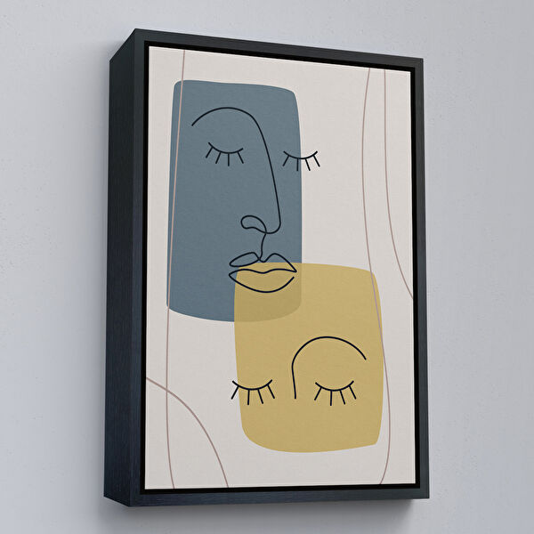 Harita Sepeti Kanvas Tablo