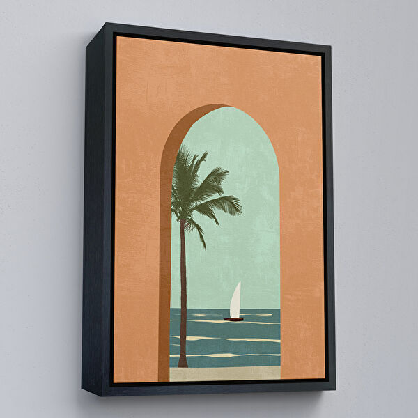 Harita Sepeti Kanvas Tablo