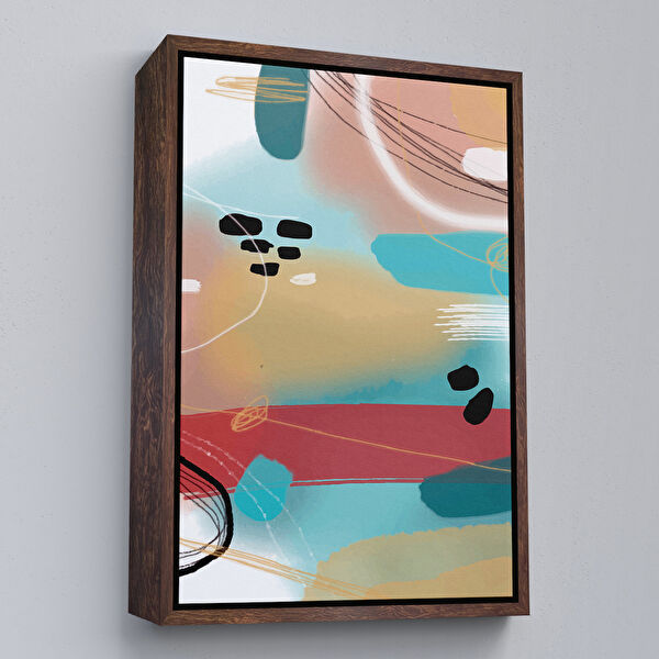 Harita Sepeti Kanvas Tablo