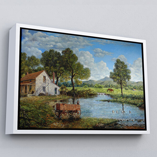 Harita Sepeti Kanvas Tablo