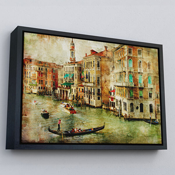 Harita Sepeti Kanvas Tablo