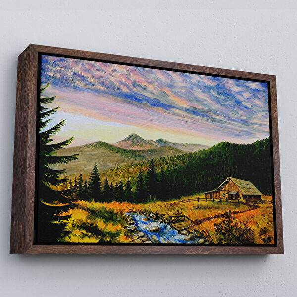 Harita Sepeti Kanvas Tablo