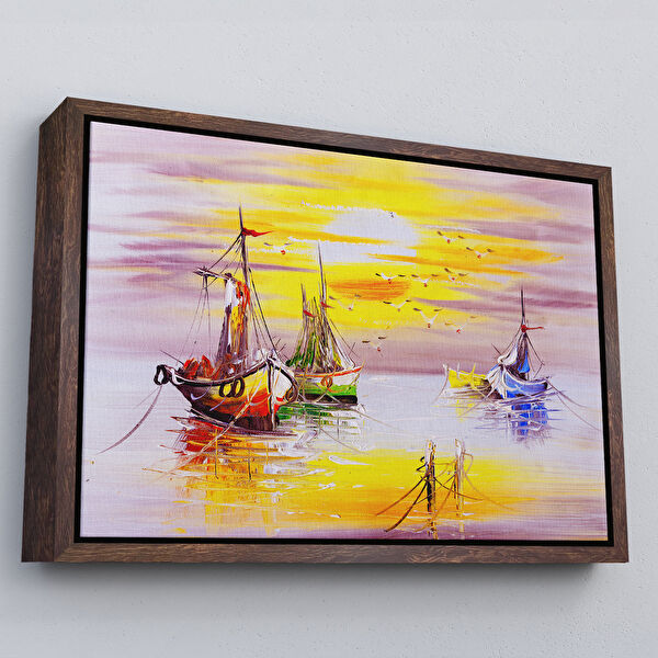 Harita Sepeti Kanvas Tablo