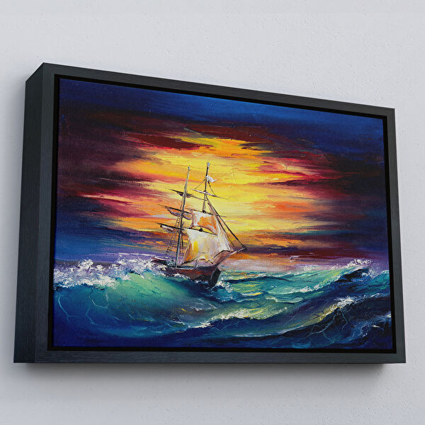 Harita Sepeti Kanvas Tablo