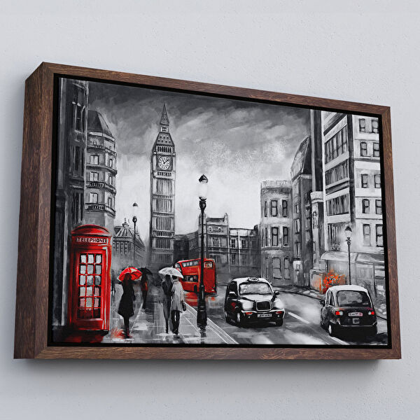 Harita Sepeti Kanvas Tablo