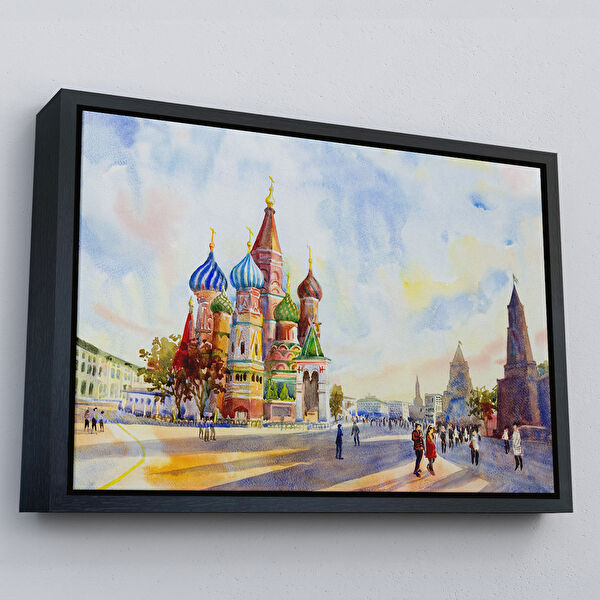 Harita Sepeti Kanvas Tablo