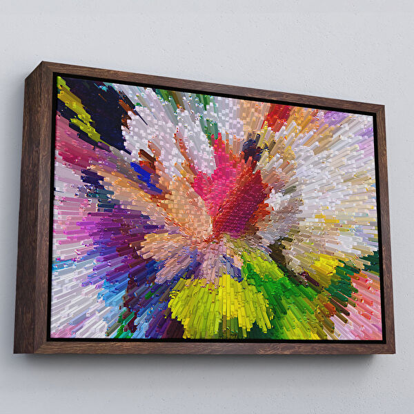 Harita Sepeti Kanvas Tablo