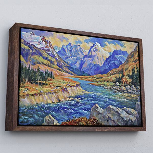 Harita Sepeti Kanvas Tablo