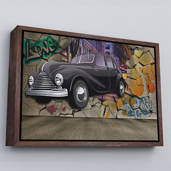 Harita Sepeti Kanvas Tablo