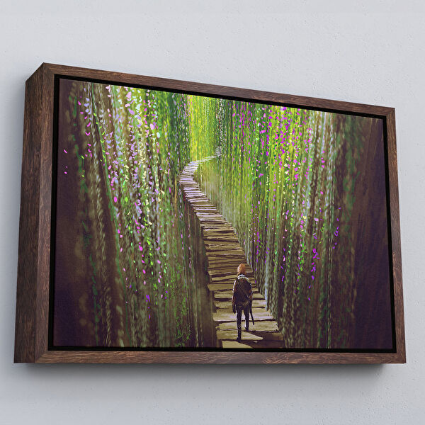 Harita Sepeti Kanvas Tablo