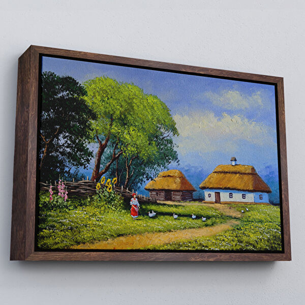 Harita Sepeti Kanvas Tablo