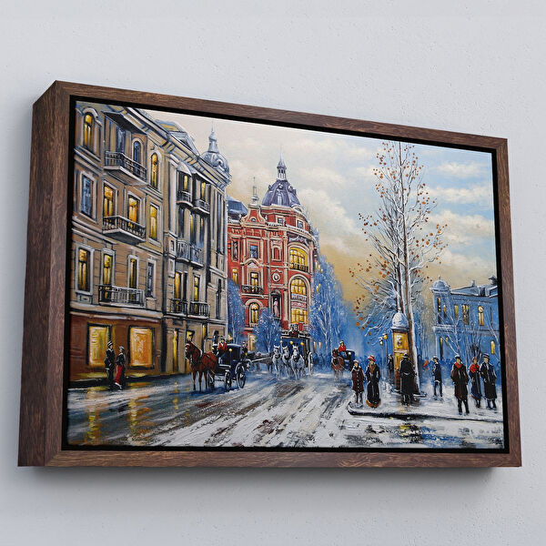 Harita Sepeti Kanvas Tablo