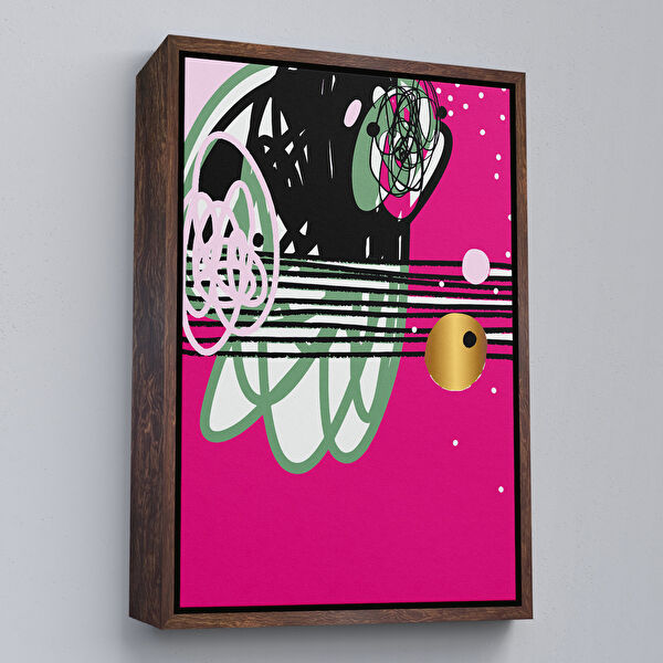 Harita Sepeti Kanvas Tablo