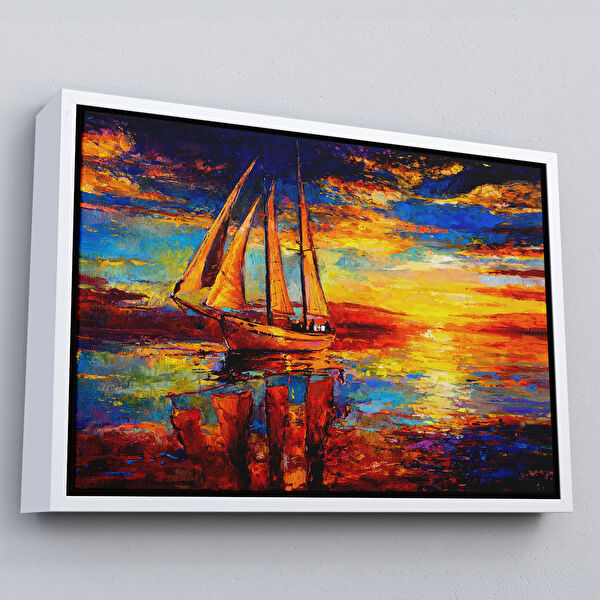 Harita Sepeti Kanvas Tablo