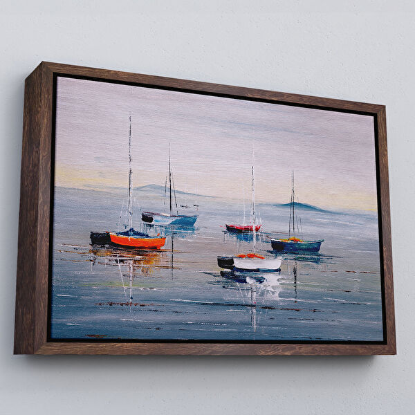 Harita Sepeti Kanvas Tablo