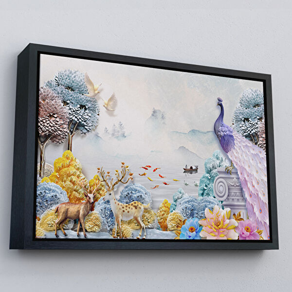 Harita Sepeti Kanvas Tablo