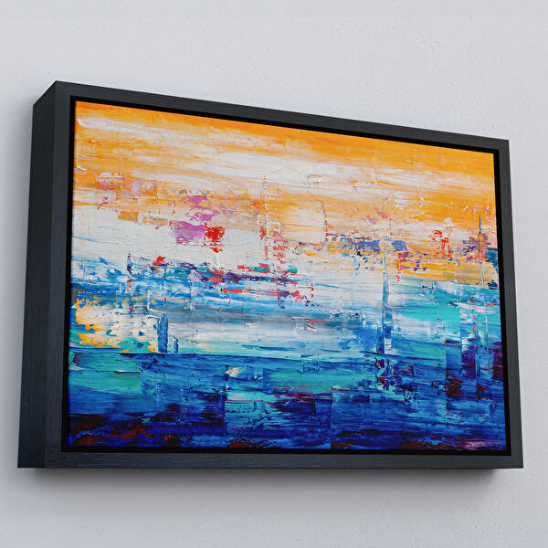 Harita Sepeti Kanvas Tablo