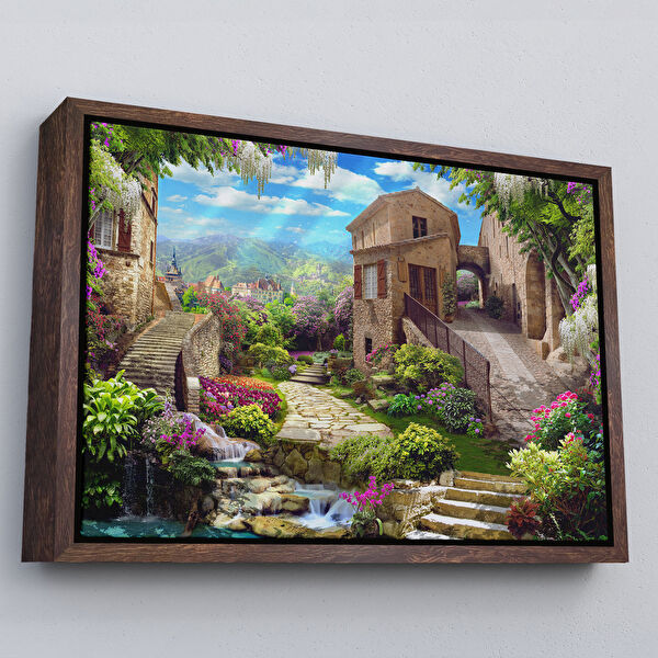 Harita Sepeti Kanvas Tablo