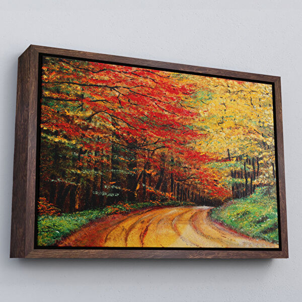 Harita Sepeti Kanvas Tablo