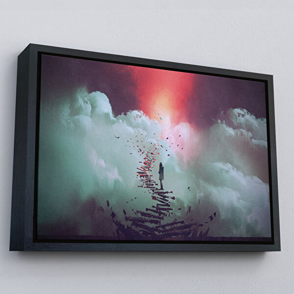 Harita Sepeti Kanvas Tablo