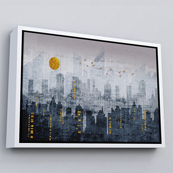 Harita Sepeti Kanvas Tablo