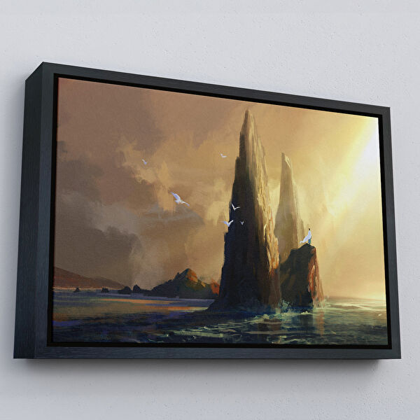 Harita Sepeti Kanvas Tablo