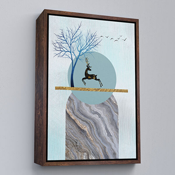 Harita Sepeti Kanvas Tablo