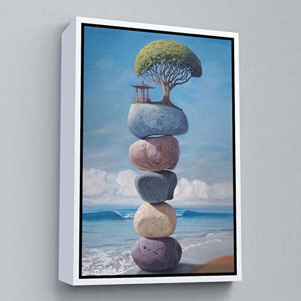 Harita Sepeti Kanvas Tablo