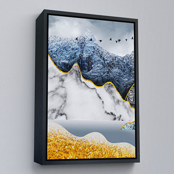 Harita Sepeti Kanvas Tablo